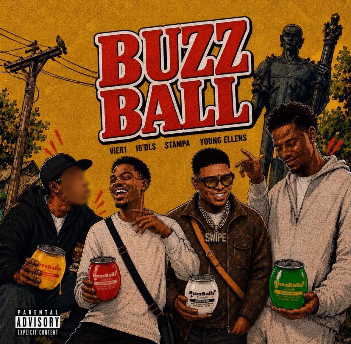 Vier1, 16’dls, Stampa, Young Ellens – BuzzBall